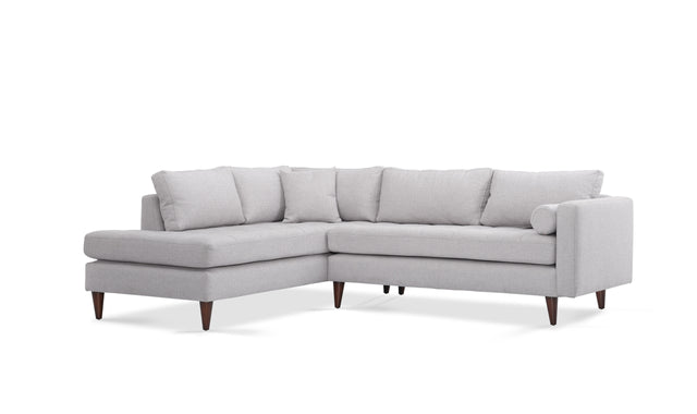 Sicily light grey corner sofa set