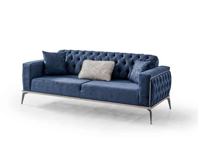 Sementa blue 3 seater sofa 